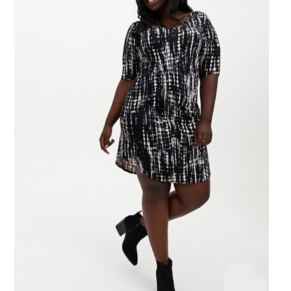 TORRID Mini Super Soft Tee Shirt Dress Tie Dye size 2 NWT